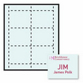 Colored Paper Name Badge Insert - 1 Color (4"x3")